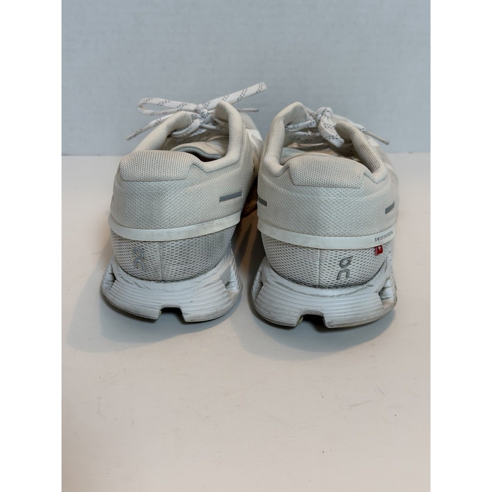 On Shoes Mens Size 11.5 Cloud 5 White Mesh Low Top Running Athletic Sneaker - Picture 2 of 6